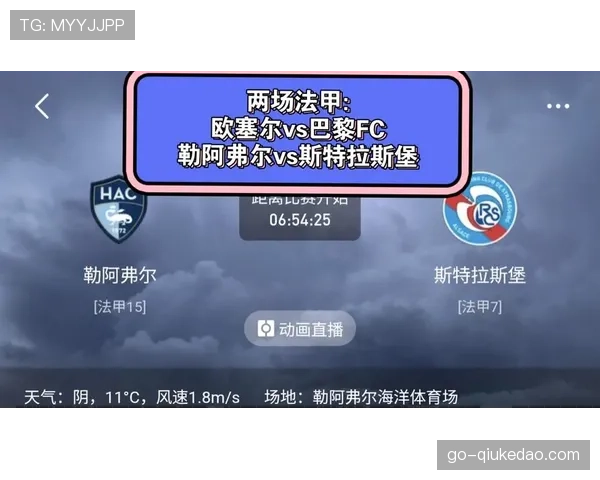 勒阿弗尔主场迎战斯特拉斯堡，保级队能否阻挡黑客势头